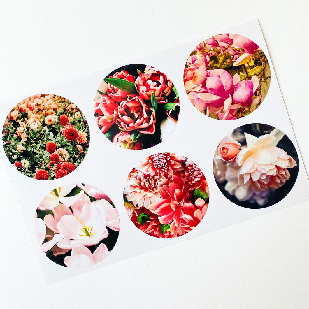 Stickers - Pink Floral