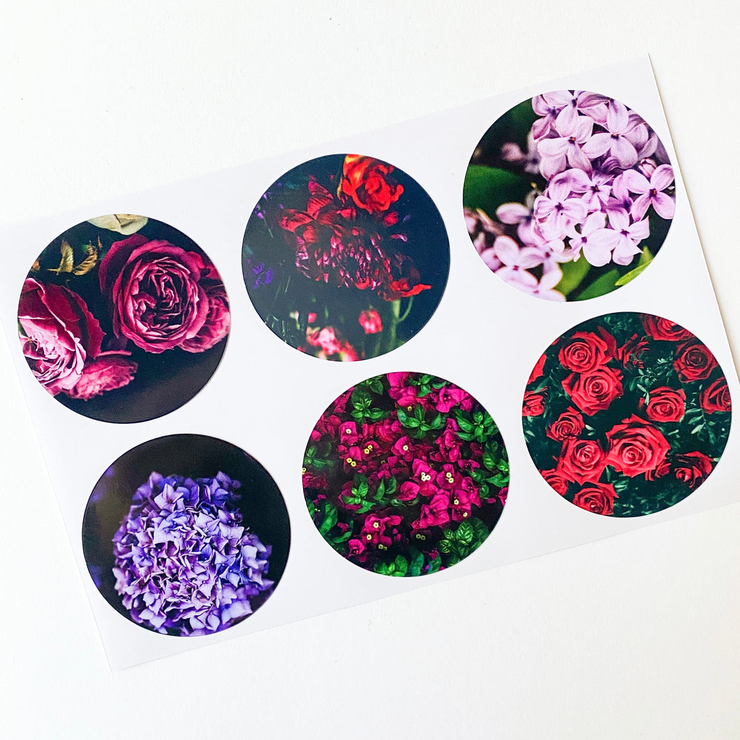 Stickers - Dark Floral