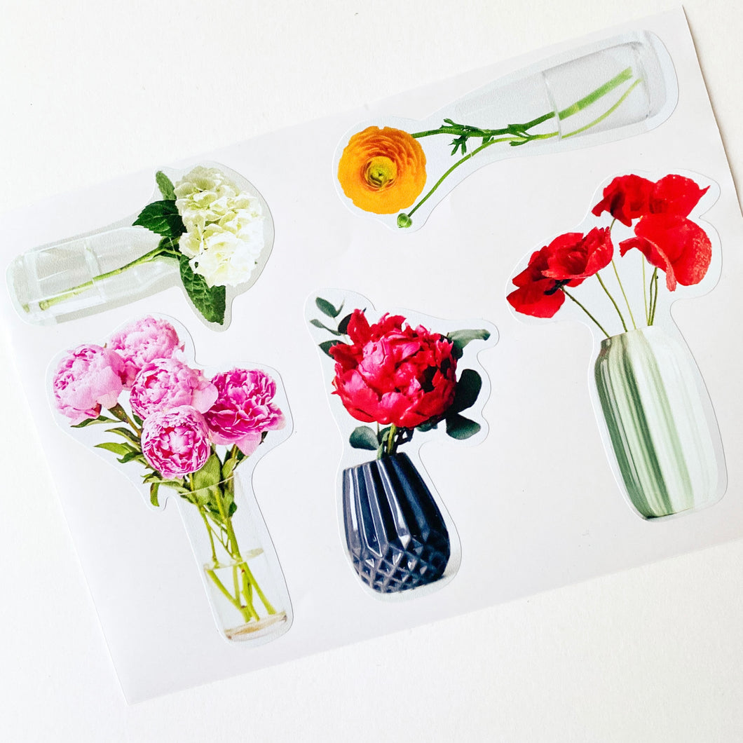 Stickers - Flower Vases