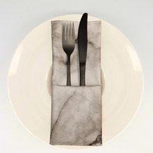 Load image into Gallery viewer, Napkins - Grey Marble (set of 6)
