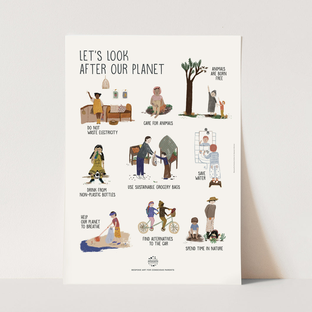 Let's look after our planet - English (A3)