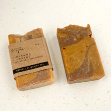 Load image into Gallery viewer, Handmade Natural Soap - Cinnamon and Orange (75g)
