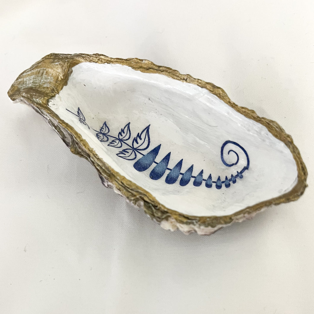 Decoupage Oyster Shell