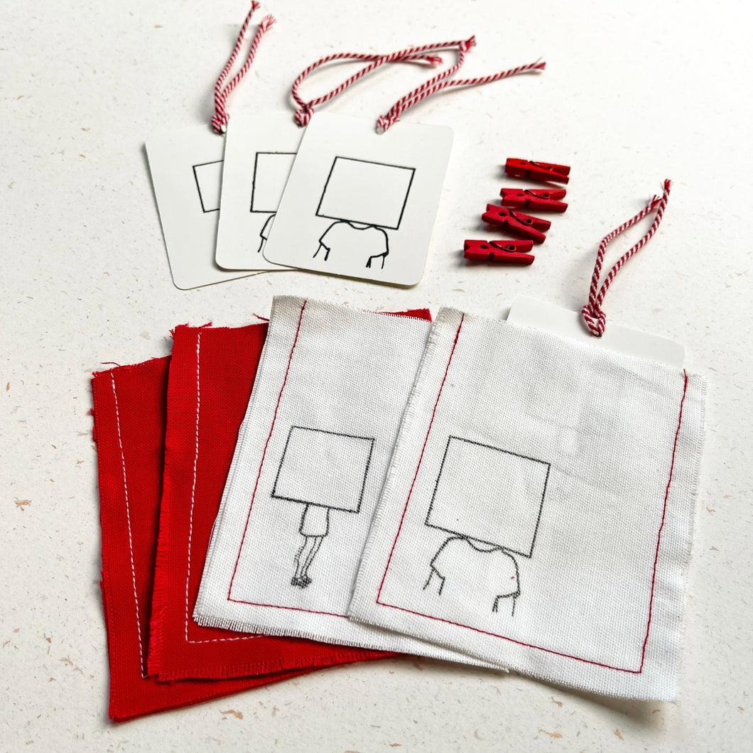 Small Tag and Envelope - Set of 3