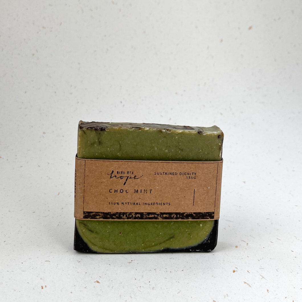 Handmade Natural Soap - Chocolate Mint