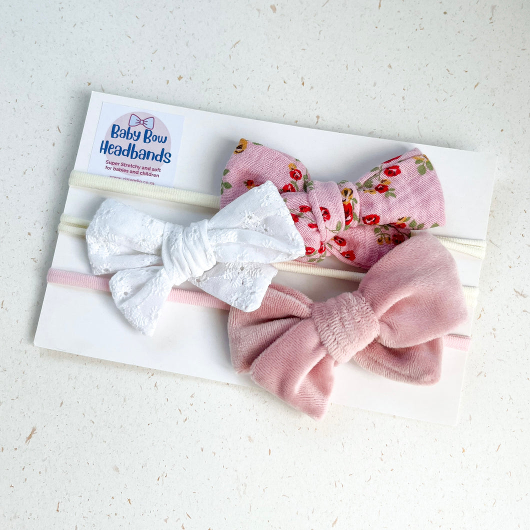 Baby Bows - Set of 3