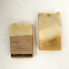 Load image into Gallery viewer, Handmade Natural Soap - Moringa and Lemongrass (75g)
