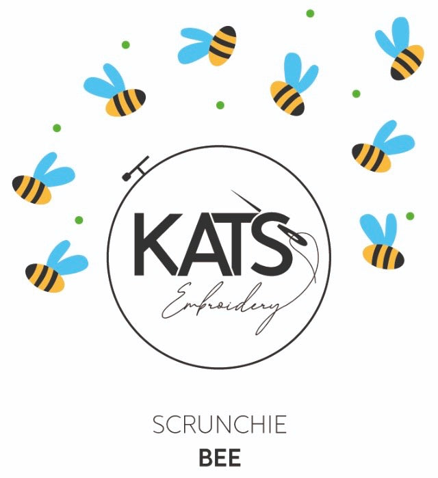 DIY Embroidery Kit - Bee Scrunchie